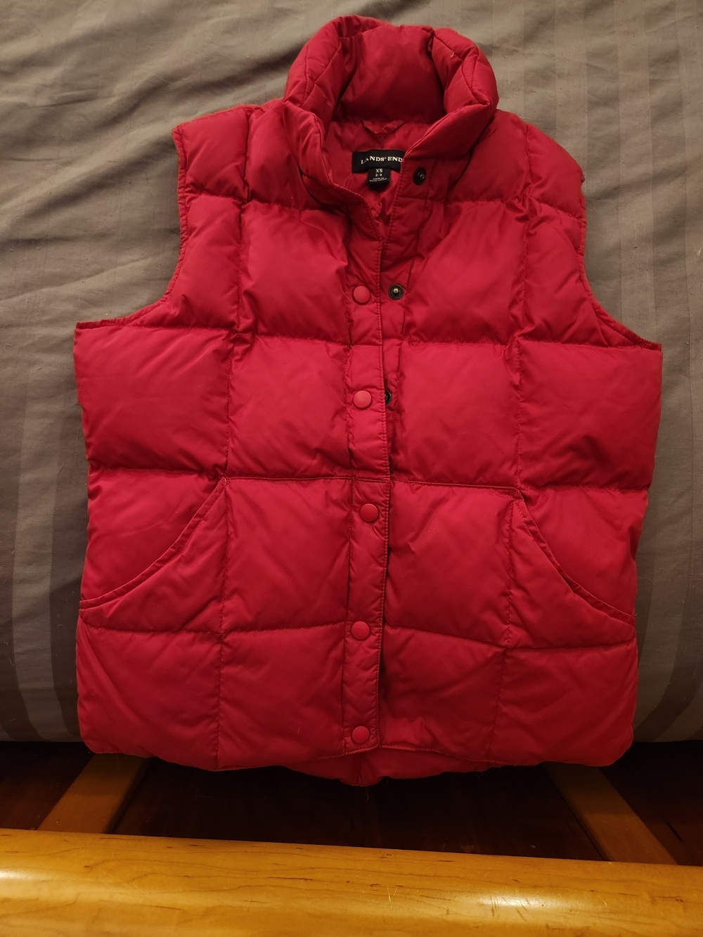 L.L. Bean Women's Pink Quilted Puffer Vest